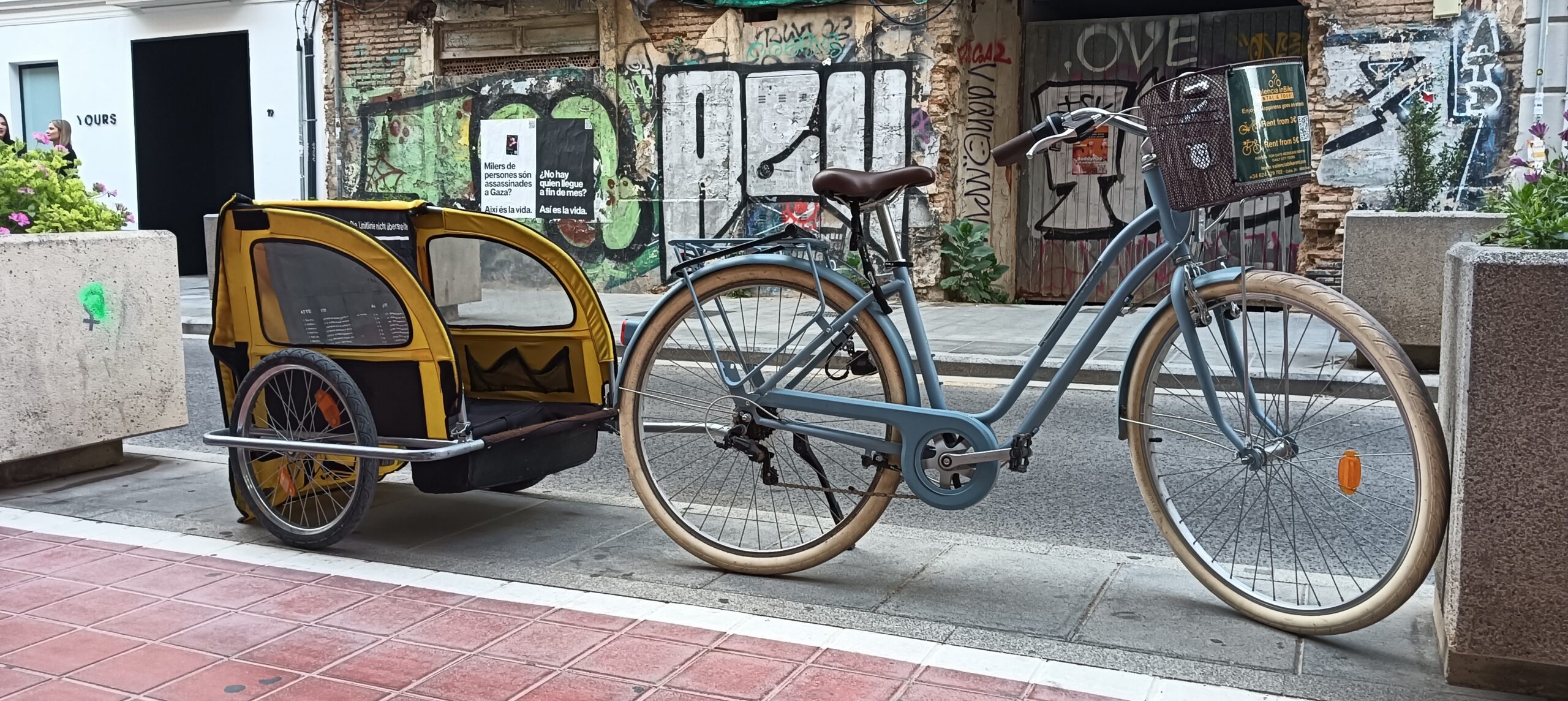 Trailer bike for kids